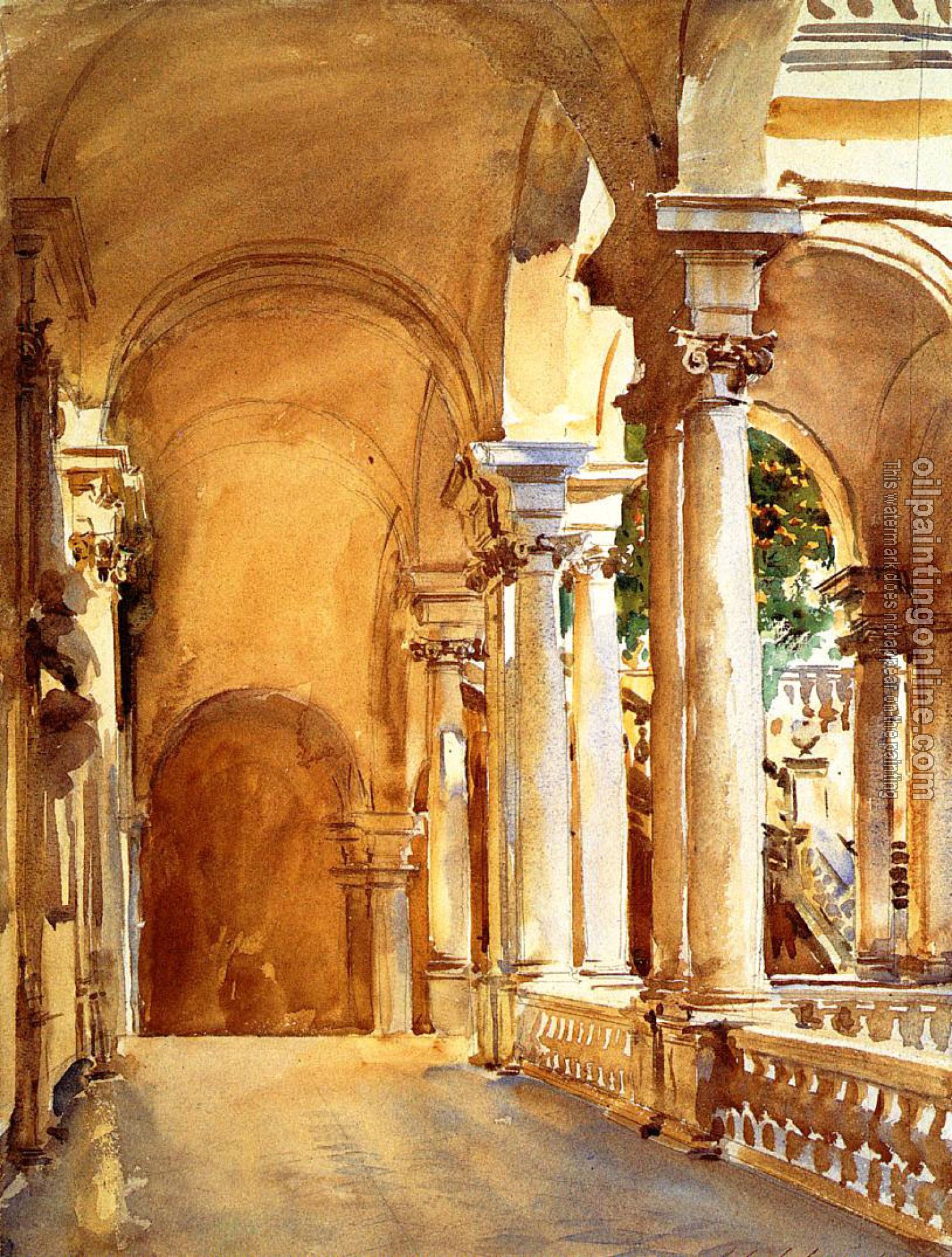 Sargent, John Singer - Genoa, the University